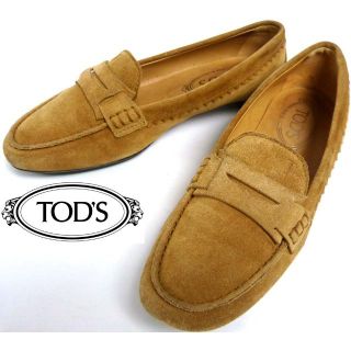 TOD'S - イタリア製 TOD'S /トッズ スエード コインローファー23.5cmの ...