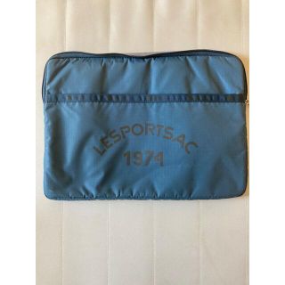 レスポートサック(LeSportsac)の日本限定　レスポートサック 大草直子 コラボ　タブレットケース 青 美品(クラッチバッグ)