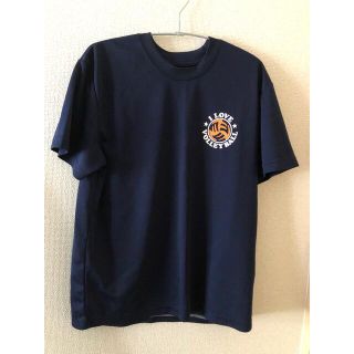 volleyballトレーニングウェア Tシャツ ネイビー(Tシャツ(半袖/袖なし))