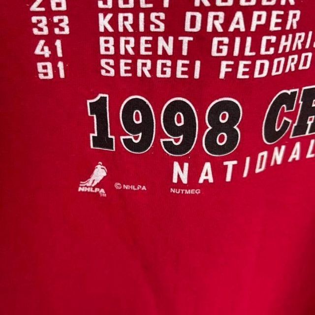 90's Lee リー　NHL レッドウイングス　チャンピオンシップ　Tシャツ 4