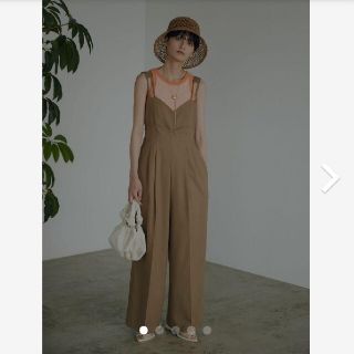 アメリヴィンテージ(Ameri VINTAGE)のMEDI CORD SUSPENDER WIDE PANTS アメリヴィンテージ(サロペット/オーバーオール)