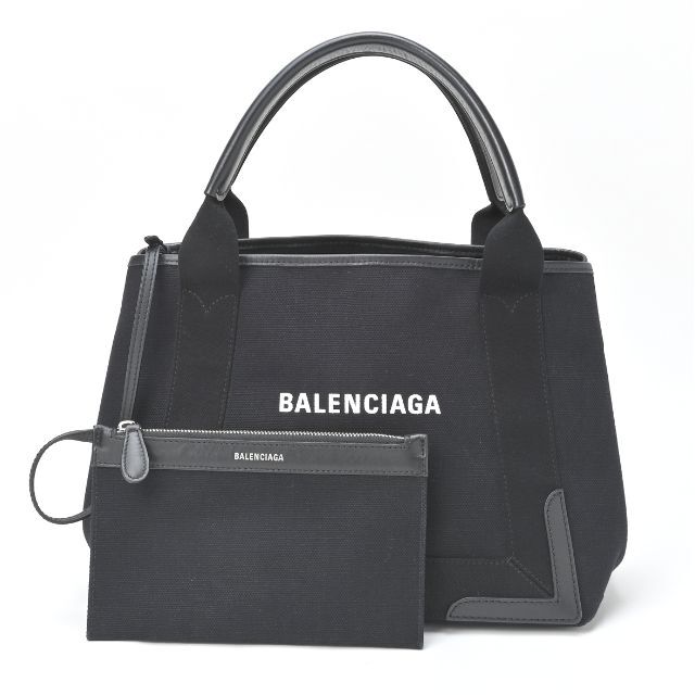 Balenciaga - バレンシアガ ネイビーカバス S 【中古】商品番号 S-151505
