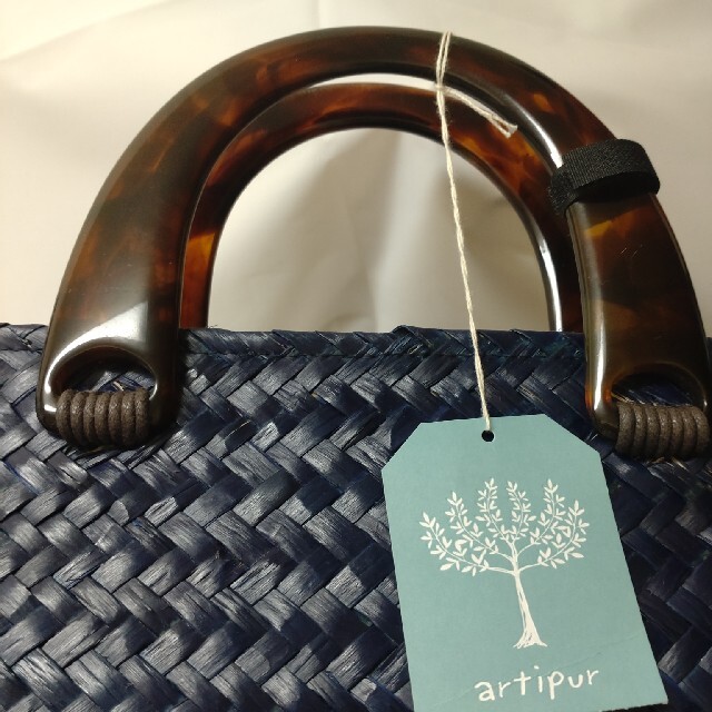タグ付き新品☆職人手仕事シーグラスバッグ
