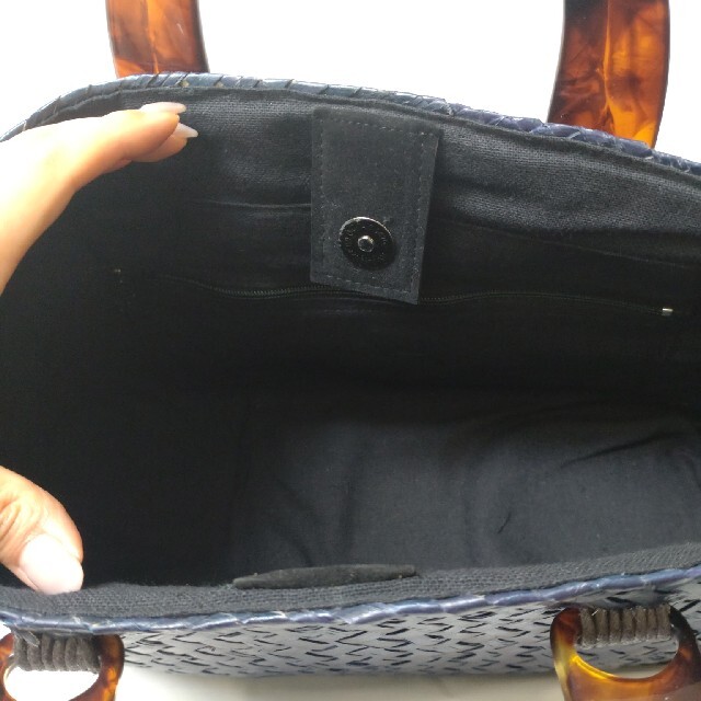 タグ付き新品☆職人手仕事シーグラスバッグ