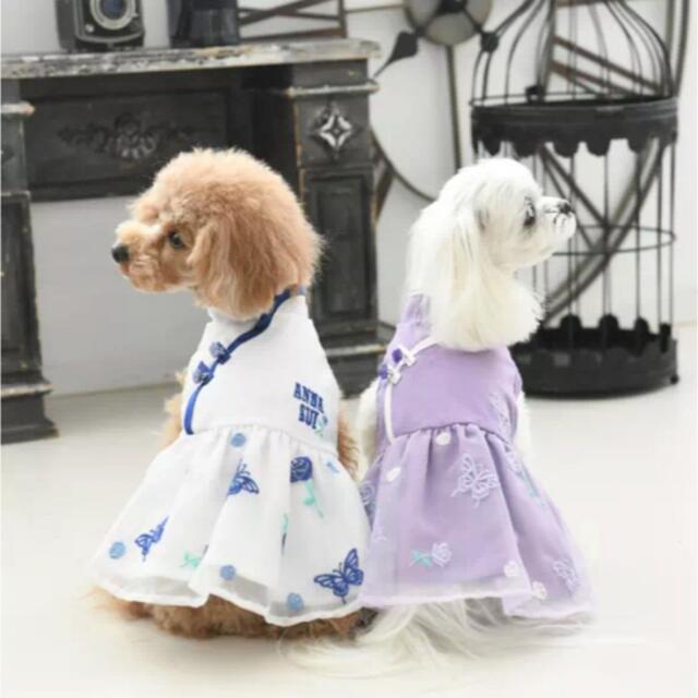 ANNA SUI(アナスイ)の美品 2021春夏 ANNASUI チャイナ ワンピース ドレス 犬服 小型犬  その他のペット用品(犬)の商品写真