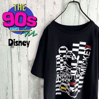 ディズニー(Disney)の90's Disney ディズニー　レトロモノクロミッキー  Tシャツ(Tシャツ/カットソー(半袖/袖なし))