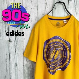 アディダス(adidas)の90's  adidas アディダス NBAレイカーズ　フレッシュゲームTシャツ(Tシャツ/カットソー(半袖/袖なし))