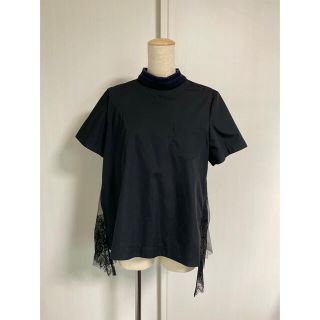 最終値下！【美品】sacai (サカイ) バックプリーツ半袖Tシャツ