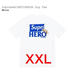 シュプリーム(Supreme)のSupreme ANTIHERO Dog Tee white XXL(Tシャツ/カットソー(半袖/袖なし))