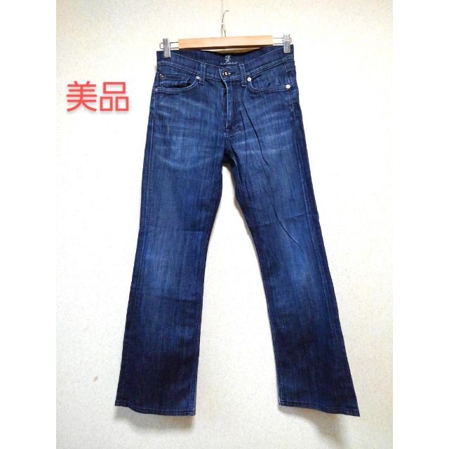 7 for all mankind(セブンフォーオールマンカインド)の274  7フォーオールマンカインド 28 USA古着 インディゴ染めデニム メンズのパンツ(デニム/ジーンズ)の商品写真