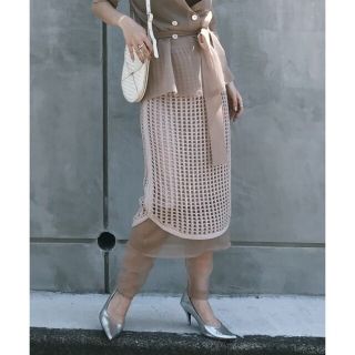 アメリヴィンテージ(Ameri VINTAGE)のMEDI LEGGINGS SET KNIT SKIRT(ロングスカート)