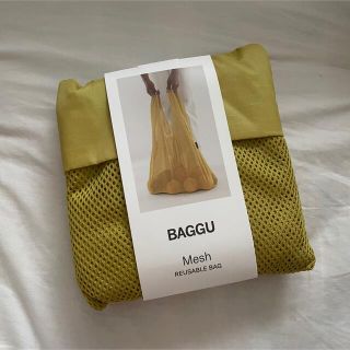 BAGGU MESH エコバック　メッシュ　イエロー　バグー　エコバッグ　黄色(エコバッグ)