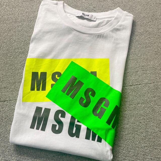 MSGM(エムエスジイエム)のmsgmノースリネオンtシャツ ホワイト レディースのトップス(カットソー(半袖/袖なし))の商品写真