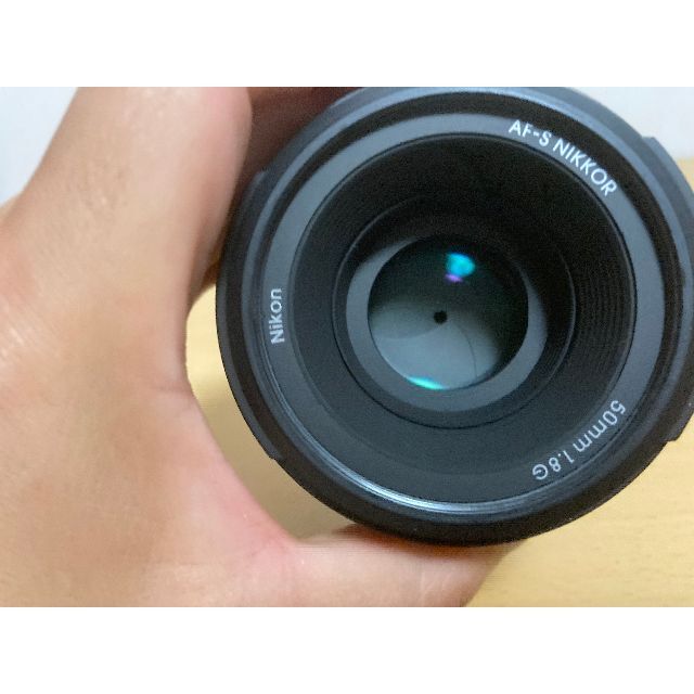 Nikon(ニコン)のAF-S NIKKOR 50mm f/1.8G（Kenkoフィルター付き） スマホ/家電/カメラのカメラ(レンズ(単焦点))の商品写真