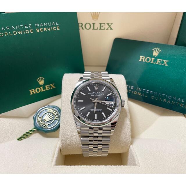 ROLEX(ロレックス)の【新品未使用】ロレックス デイトジャスト36 126200 黒 メンズの時計(腕時計(アナログ))の商品写真