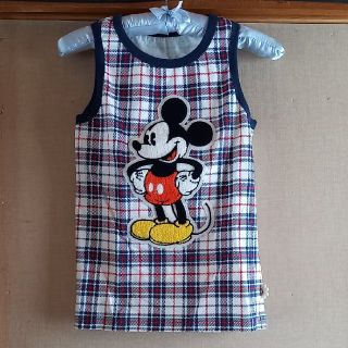 ディズニー(Disney)のキッズ　サイズ　ミッキー　タンクトップ(Tシャツ/カットソー)