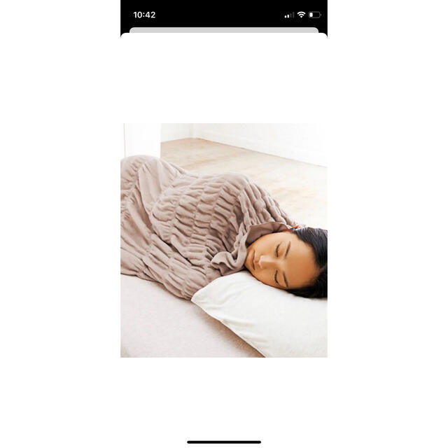 【はるはる様専用】ヒートコットンケット インテリア/住まい/日用品の寝具(毛布)の商品写真