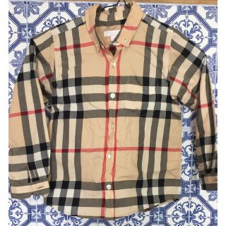 バーバリー(BURBERRY)のBURBERRY CHILDREN バーバリー ノバチェック柄 長袖シャツ 6Y(ブラウス)