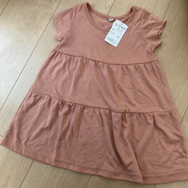 新品タグ付き　ティアードワンピース キッズ/ベビー/マタニティのキッズ服女の子用(90cm~)(ワンピース)の商品写真