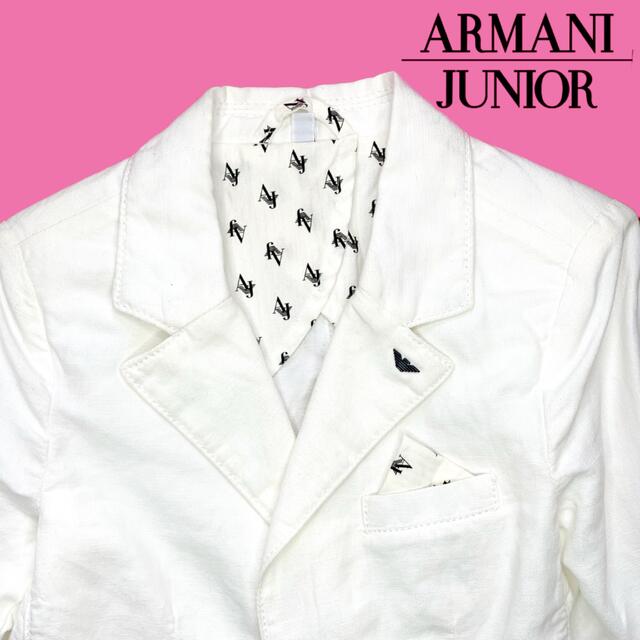 【新品未使用】ARMANI JUNIOR コットン＆リネン ジャケット