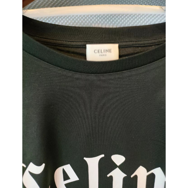 celine(セリーヌ)のCELINE セリーヌ Tシャツ ゴシック コットン ロゴ メンズのトップス(Tシャツ/カットソー(半袖/袖なし))の商品写真