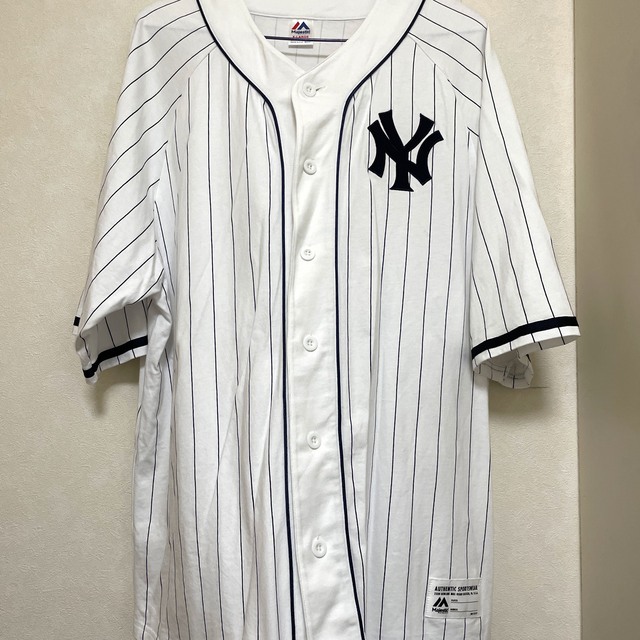 Majestic(マジェスティック)の本日限定値下げMLB NY ヤンキース ゲームシャツ majestic  メンズのトップス(Tシャツ/カットソー(半袖/袖なし))の商品写真