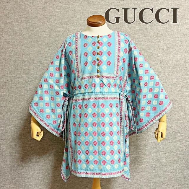 完成品 Gucci - グッチ GUCCI ショートカフタンドレス 20/21秋冬 レア