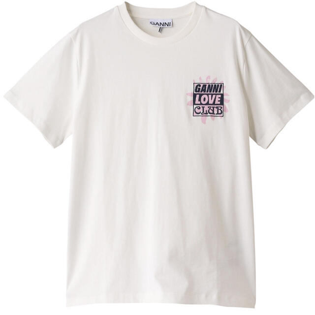 Tシャツ(半袖/袖なし)【GANNI】22ss Basic Cotton Jersey