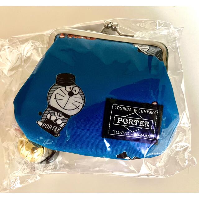 新品未開封♪ドラえもん×PORTER がま口 WALLET♪吉田カバン カラビナ