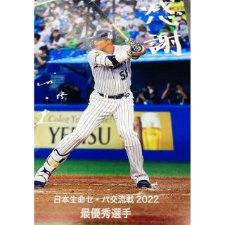 トウキョウヤクルトスワローズ(東京ヤクルトスワローズ)の東京ヤクルトスワローズ　55村上宗隆　交流戦MVP　記念カード(応援グッズ)