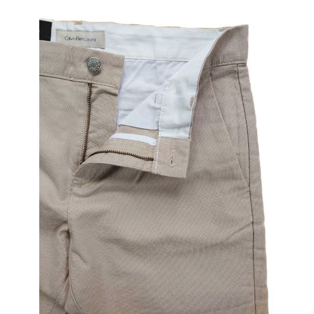 Calvin Klein(カルバンクライン)の【新品】CKジーンズ上質な薄ベージュ綿パンツW30 メンズのパンツ(デニム/ジーンズ)の商品写真