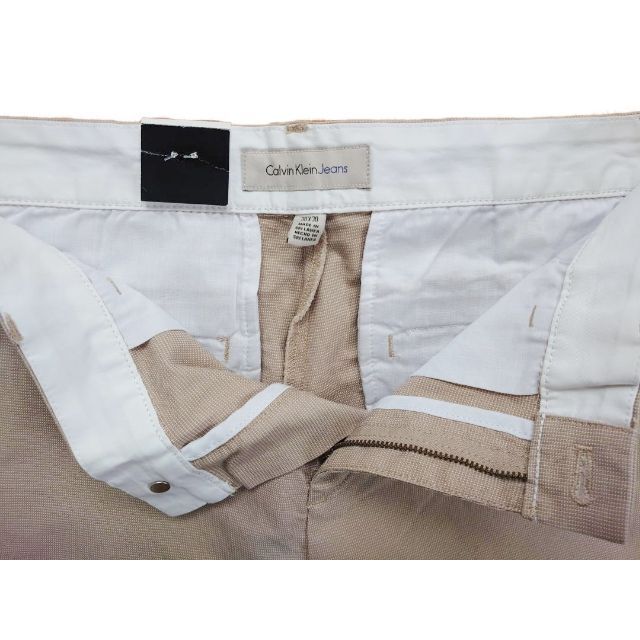 Calvin Klein(カルバンクライン)の【新品】CKジーンズ上質な薄ベージュ綿パンツW30 メンズのパンツ(デニム/ジーンズ)の商品写真