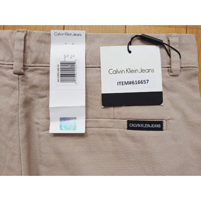 Calvin Klein(カルバンクライン)の【新品】CKジーンズ上質な薄ベージュ綿パンツW30 メンズのパンツ(デニム/ジーンズ)の商品写真