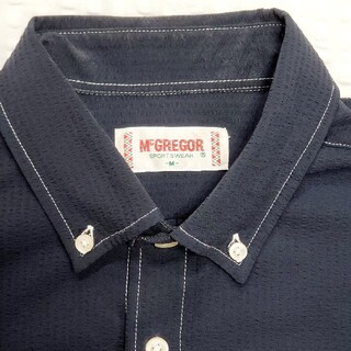 マックレガー(McGREGOR)のマックレガー　メンズ　半袖シャツ　黒　M　送料無料(シャツ)