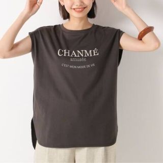 イエナ(IENA)の◇新品◆IENA イエナ　CHANMEロゴTシャツ　2022今季(Tシャツ(半袖/袖なし))