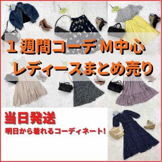 M中心　まとめ売り　16枚　一週間コーデ Y1009