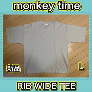 ユナイテッドアローズ(UNITED ARROWS)のmonkeytime  RIBWIDE  Tシャツ Lサイズ　新品　ビッグT(Tシャツ/カットソー(半袖/袖なし))