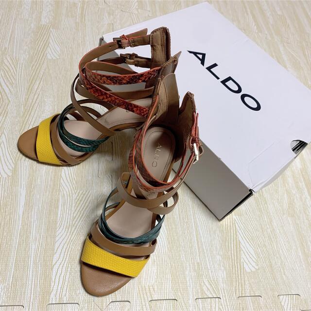 ALDO - ALDO アルド パイソン カラフル ハイヒール サンダルの通販 by