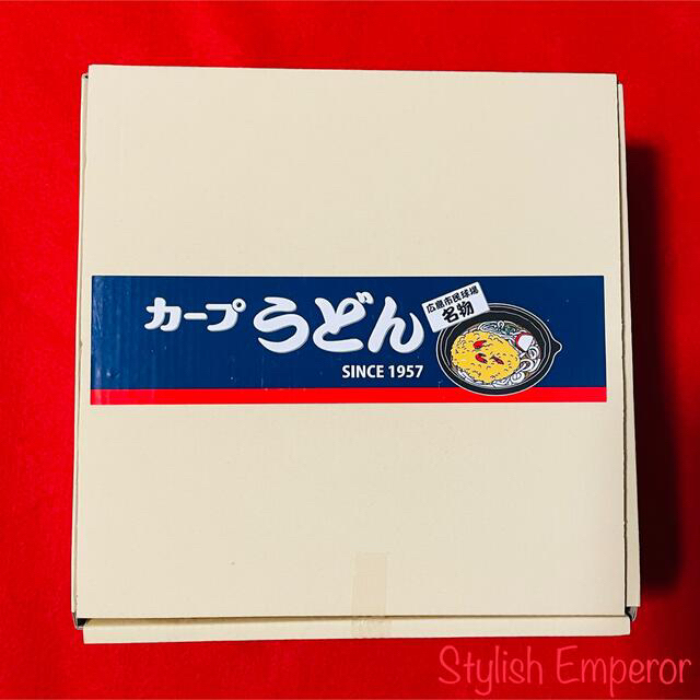 広島東洋カープ(ヒロシマトウヨウカープ)のカープうどん　陶器どんぶり　美濃焼き　広島東洋カープ　マツダスタジアム インテリア/住まい/日用品のキッチン/食器(食器)の商品写真