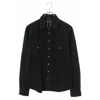 クロムハーツ(Chrome Hearts)のクロムハーツ 袖クロスパッチクロスボタンデニム長袖シャツ SM（JVP)(シャツ)