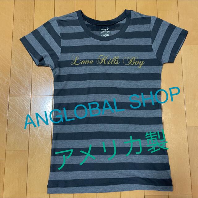 ANGLOBAL SHOP(アングローバルショップ)のANGLOBAL SHOP ボーダーカットソー レディースのトップス(Tシャツ(半袖/袖なし))の商品写真