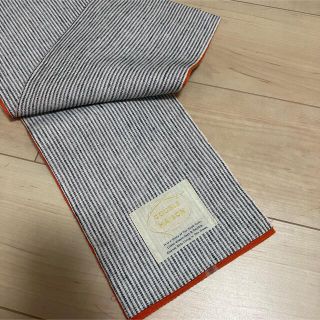 DOUBLE MAISON オレンジ×ストライプ　浴衣帯(浴衣帯)