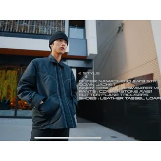 ラフシモンズ(RAF SIMONS)のnamacheko  stitch detail light  jacket(ブルゾン)