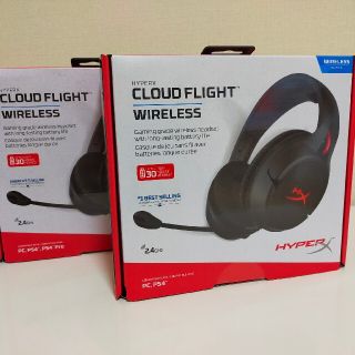 受け取り連絡は平日のみ様専用 HyperX CLOUD FLIGHT ２台セット(ヘッドフォン/イヤフォン)