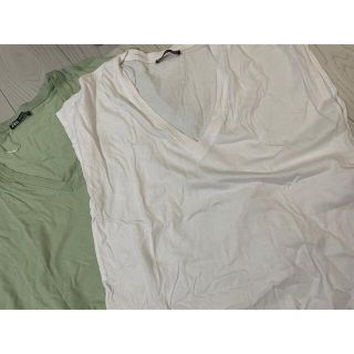 ザラ(ZARA)のzara トップス(Tシャツ(半袖/袖なし))