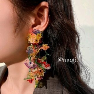 アメリヴィンテージ(Ameri VINTAGE)の❍FlowerBeadsPierce❍(ピアス)