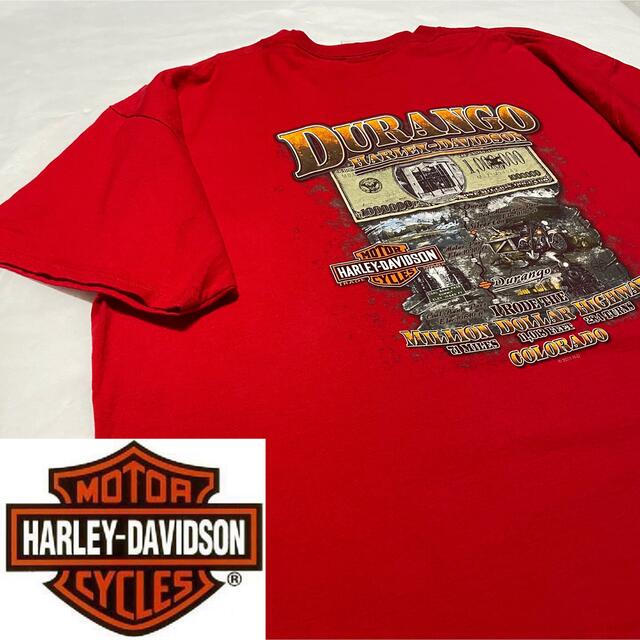 Harley Davidson(ハーレーダビッドソン)の90s 古着 ハーレーダビッドソン バックプリント ビッグシルエット ゆるだぼ メンズのトップス(Tシャツ/カットソー(半袖/袖なし))の商品写真