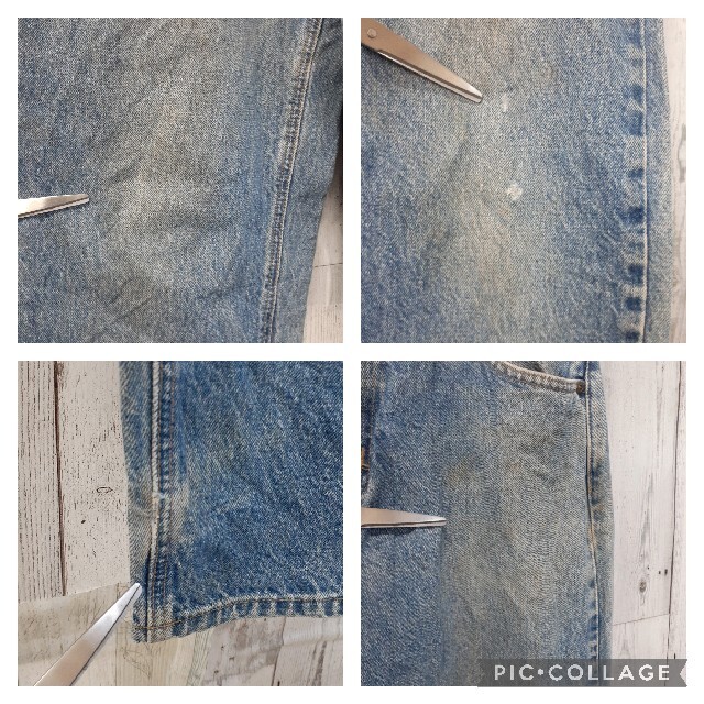 carhartt(カーハート)の希少90sカーハートデニムパンツジーンズ青ブルーボトムス古着 メンズのパンツ(デニム/ジーンズ)の商品写真