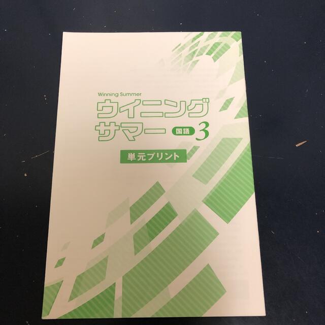 「コロコロ様専用」ウイニングサマー国語、英語、定期テスト対策英語 エンタメ/ホビーの本(語学/参考書)の商品写真