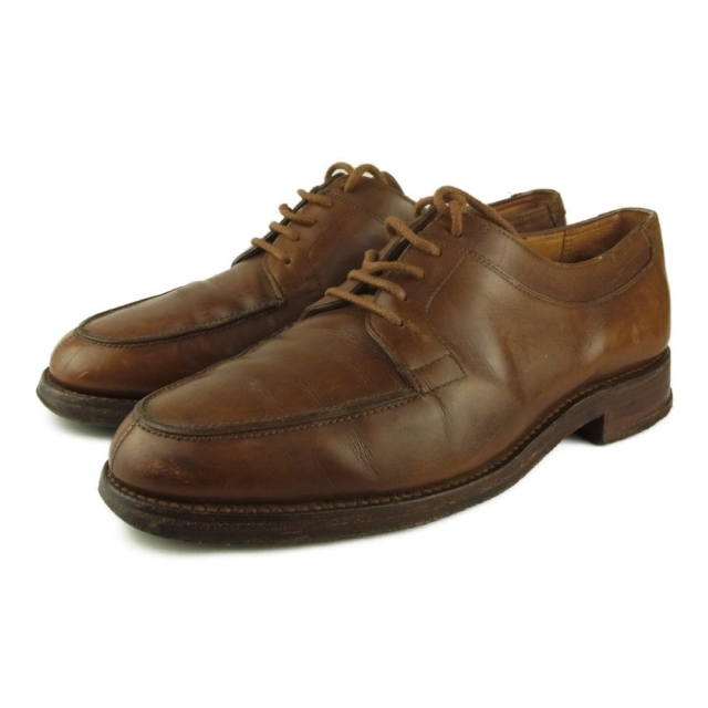 John Lobb ジョンロブ 9013 BARROS バロス レザー Uチップ シューズ ブラウン系 6.5